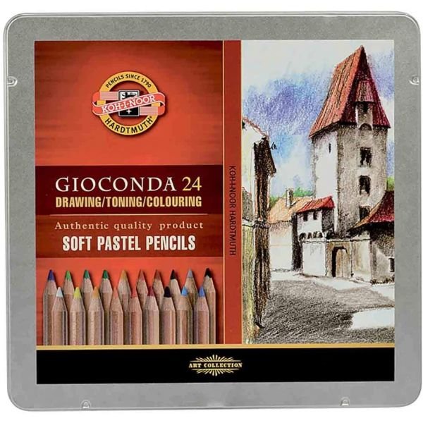 Boîte de 24 crayons pastels Gioconda Toison d’Or