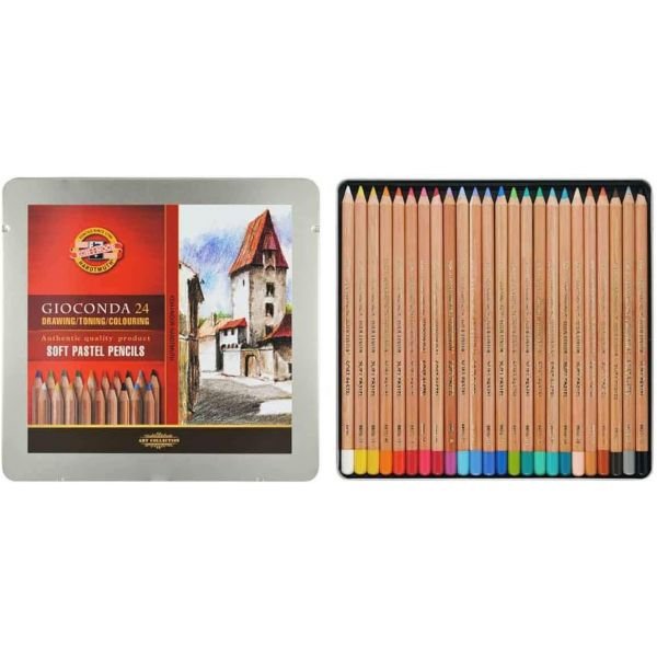 Boîte de 24 crayons pastels Gioconda Toison d’Or