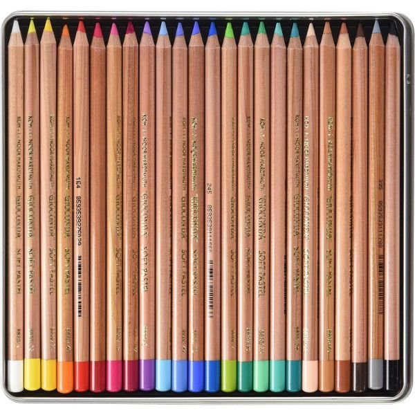Boîte de 24 crayons pastels Gioconda Toison d’Or