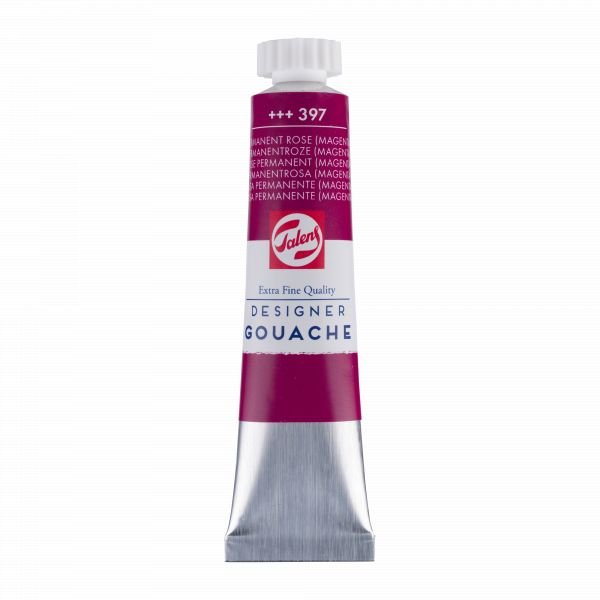 Tube de gouache 20mL Talens extra-fine – Rouge primaire (magenta)