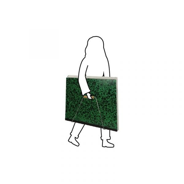 Poignée de transport carton à dessin