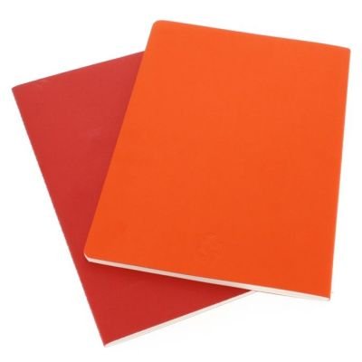 Sketch & notes lot de 2 carnets format A4 couverture Cerise / Paprika